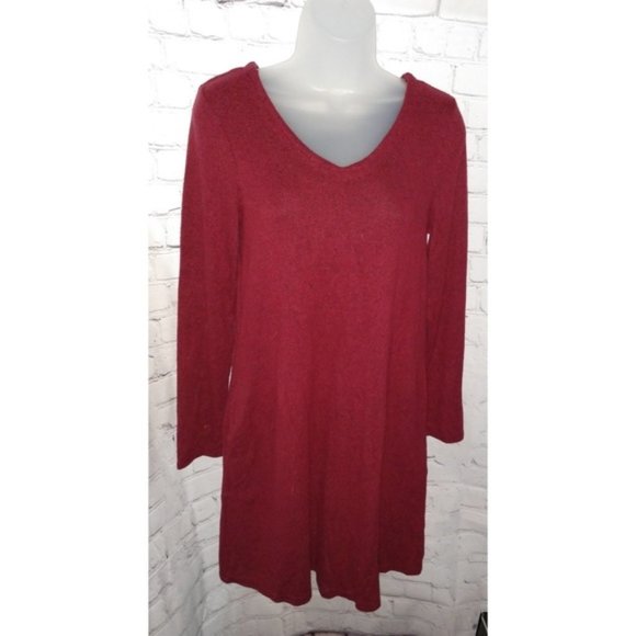 NWOT Boudreau Red Swing Dress w/Corset-Style Back - Picture 5 of 12